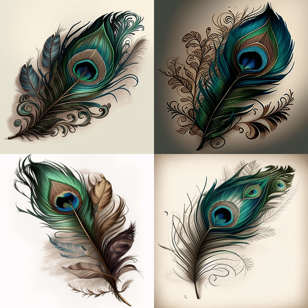 peacock feather tattoo 