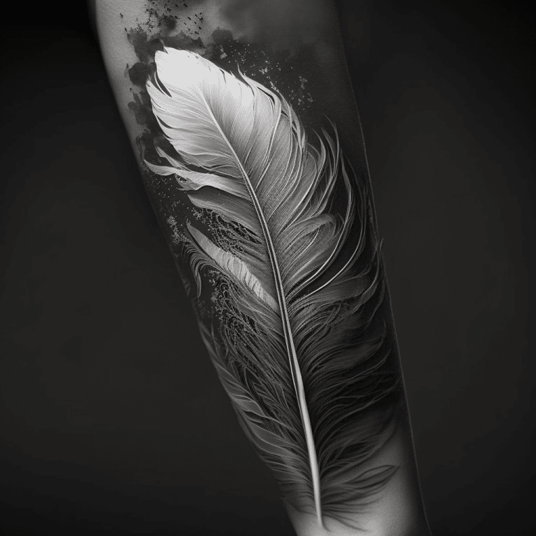 Symbolism of a Feather Tattoo 70+ Designs and Meanings On Your Journey — free download