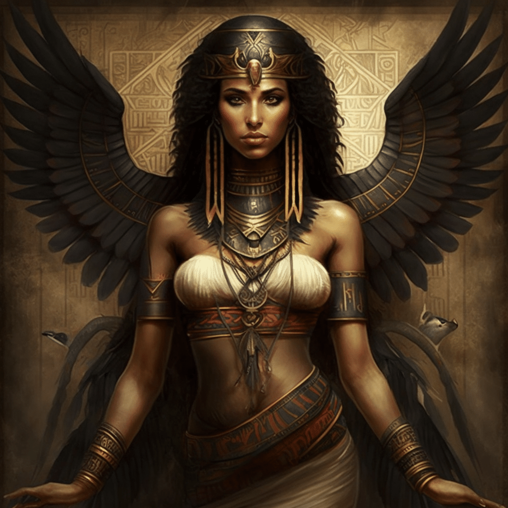 ancient Egyptian goddess isis moon goddess 