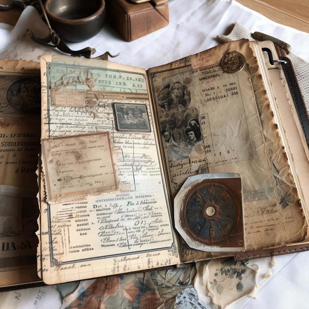 junk journal page