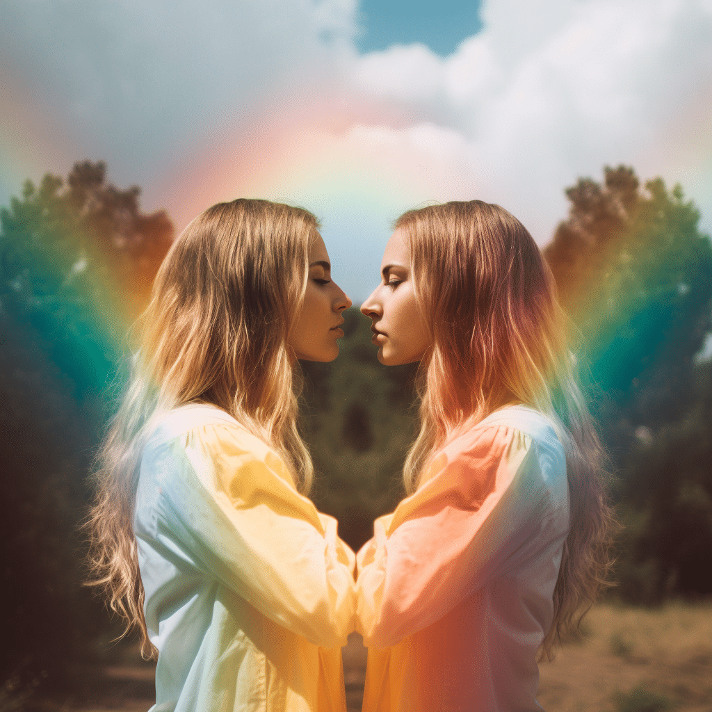 twin flame meaning double rainbow 