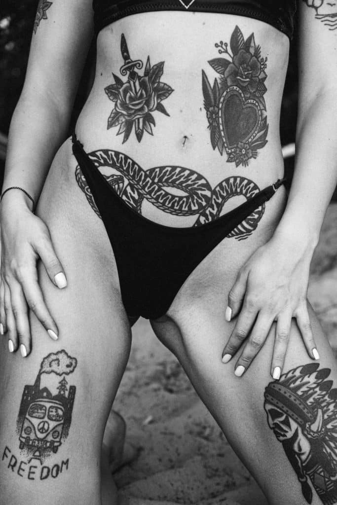 full body tattoos Native American 