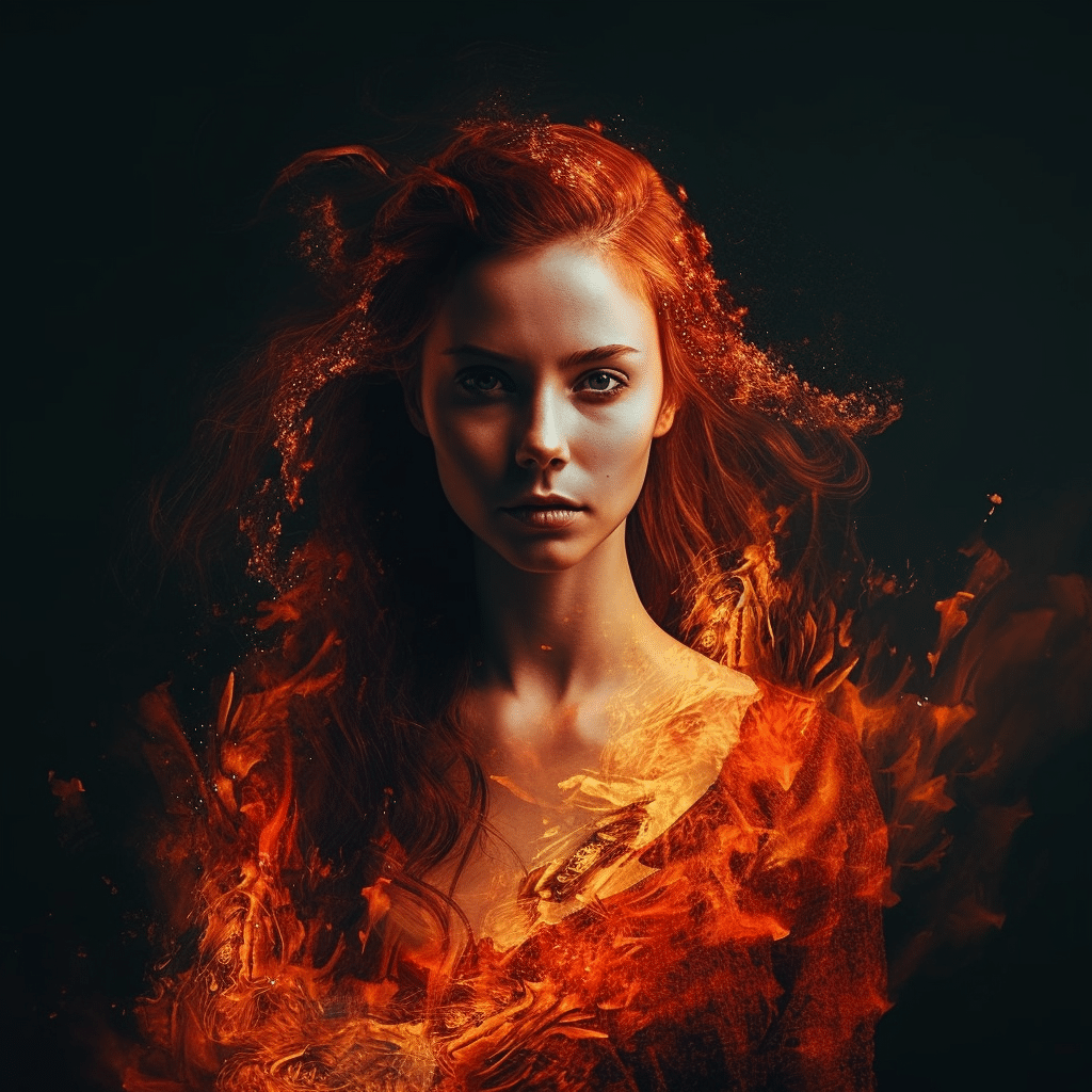 fire woman