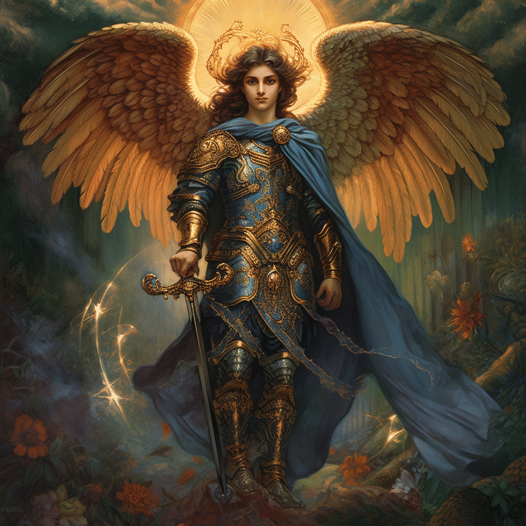 archangel Michael tarot card prayer