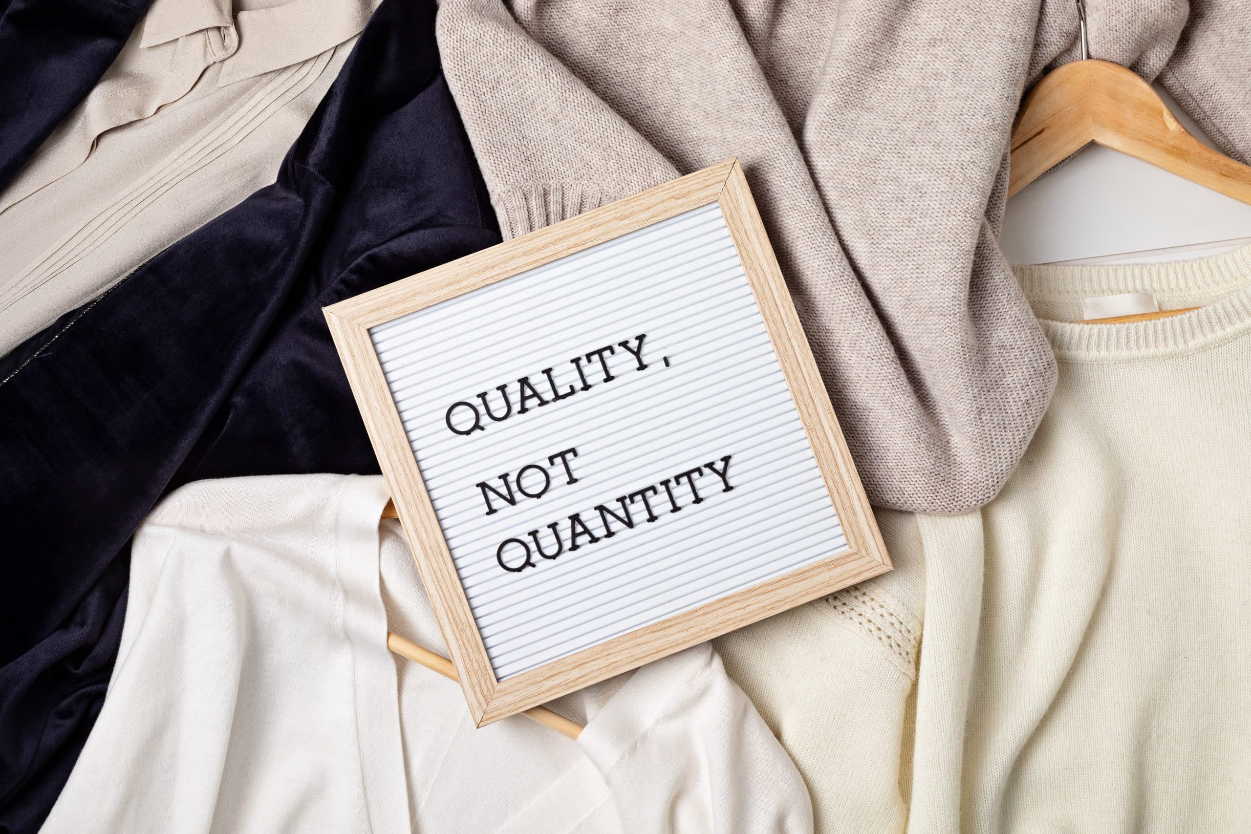 quality not quantity capsule wardrobe