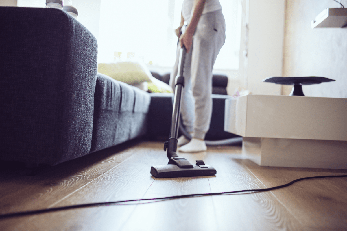 cleaning at home