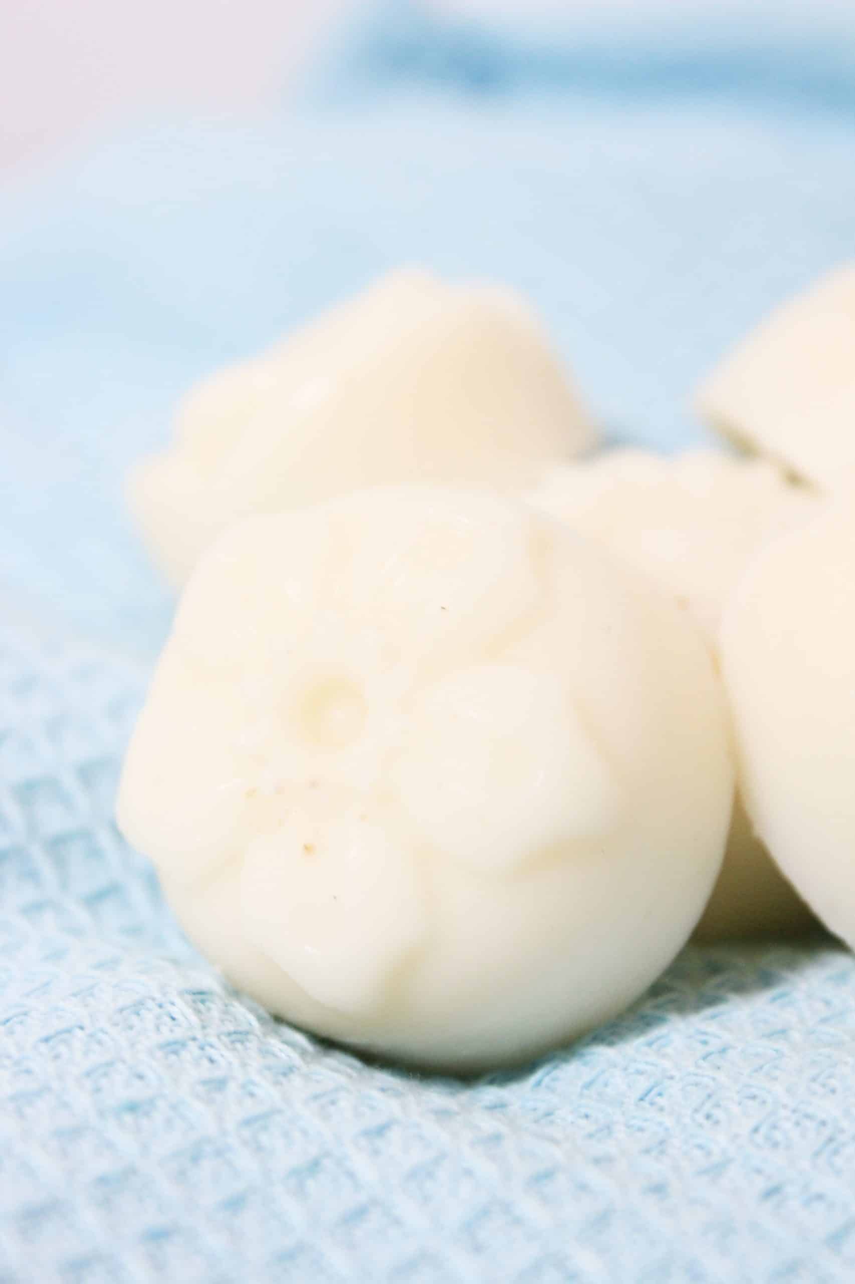 homemade lotion bar recipe with peppermint essential oil 