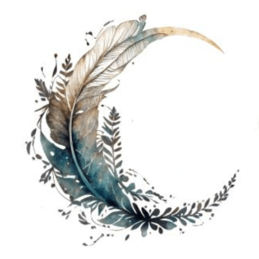 crescent moon symbol of letting go 