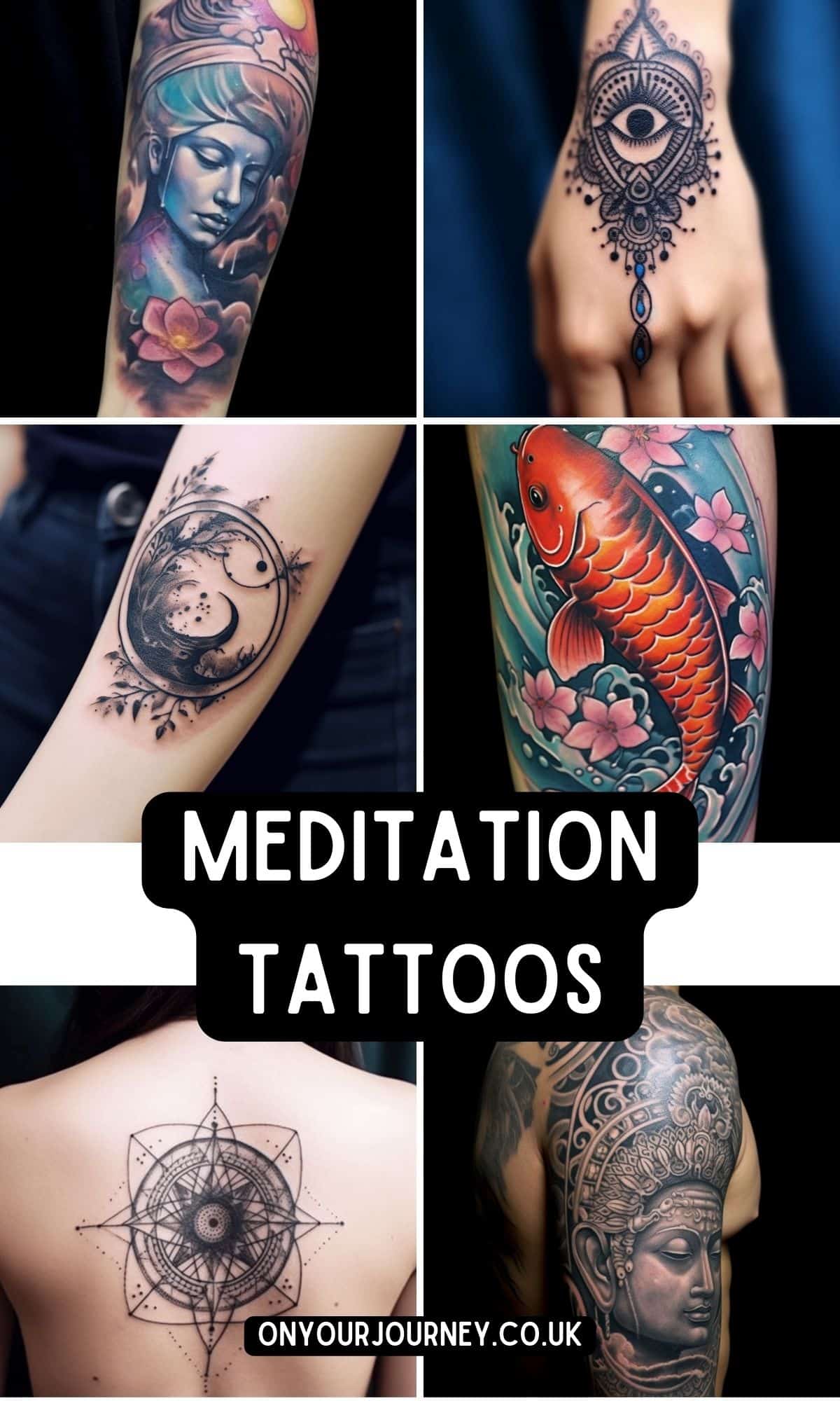 meditation tattoo ideas and inspiration for spiritual tattoo designs