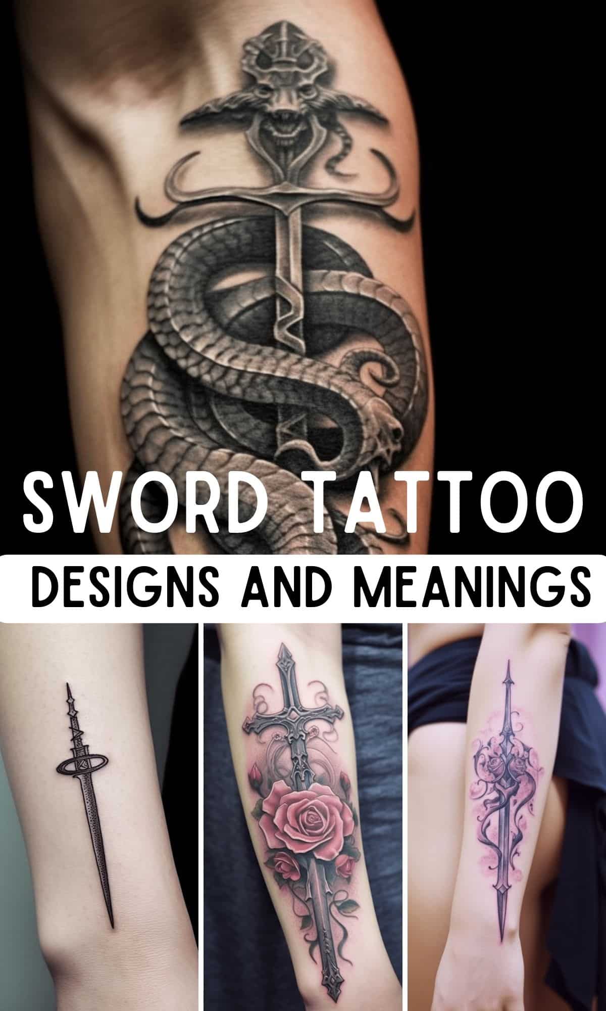sword tattoo meaning symbolism and design ideas