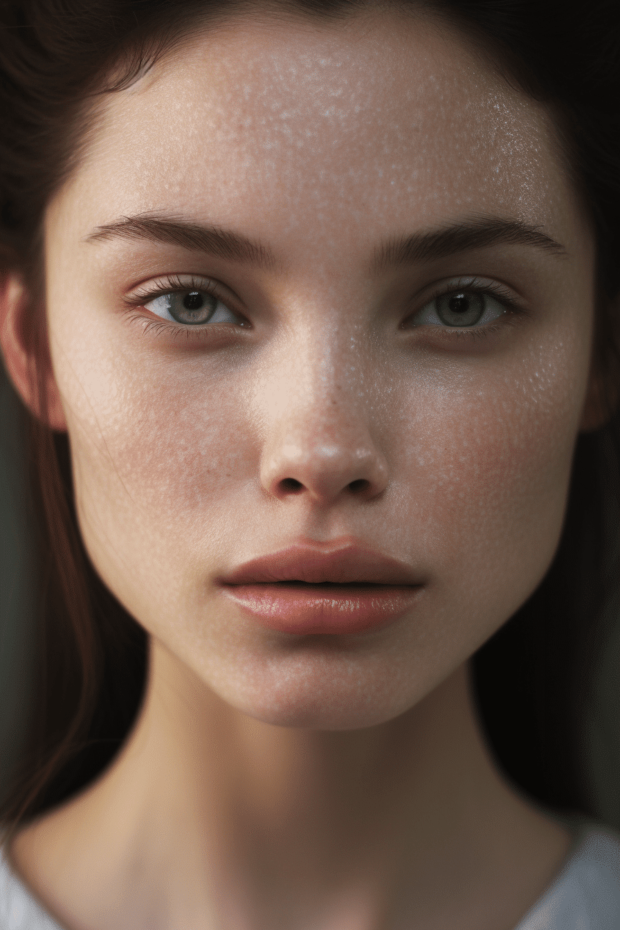 beautiful clear skin natural texture