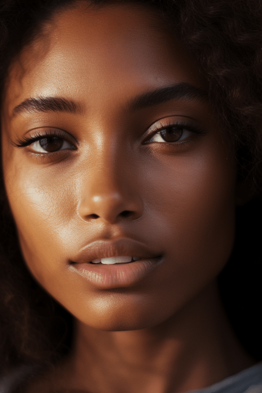 beautiful clear natural skin