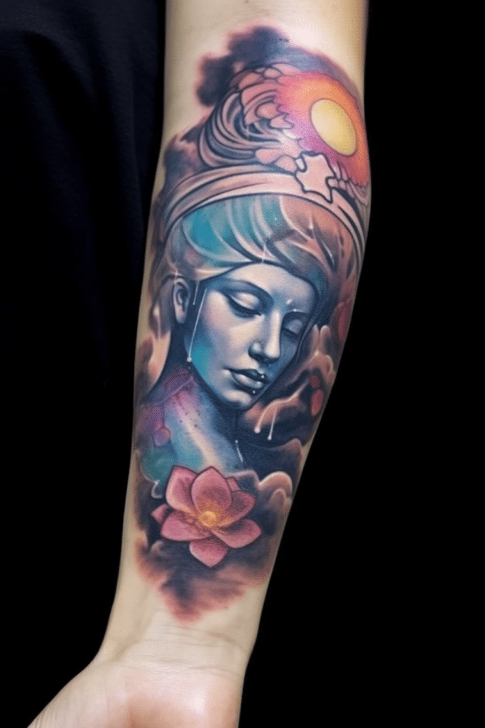meditation tattoo