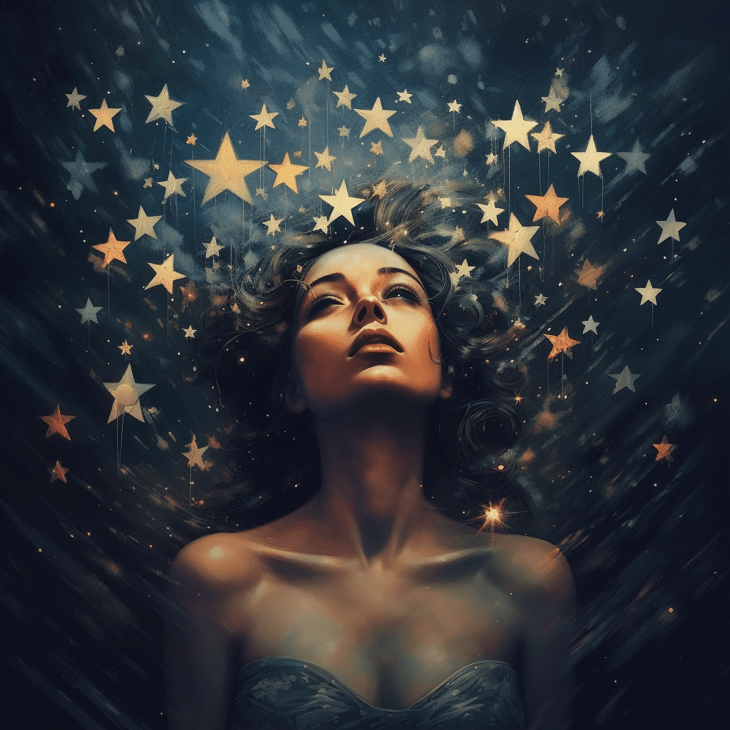 stars can't shine without darkness illustration