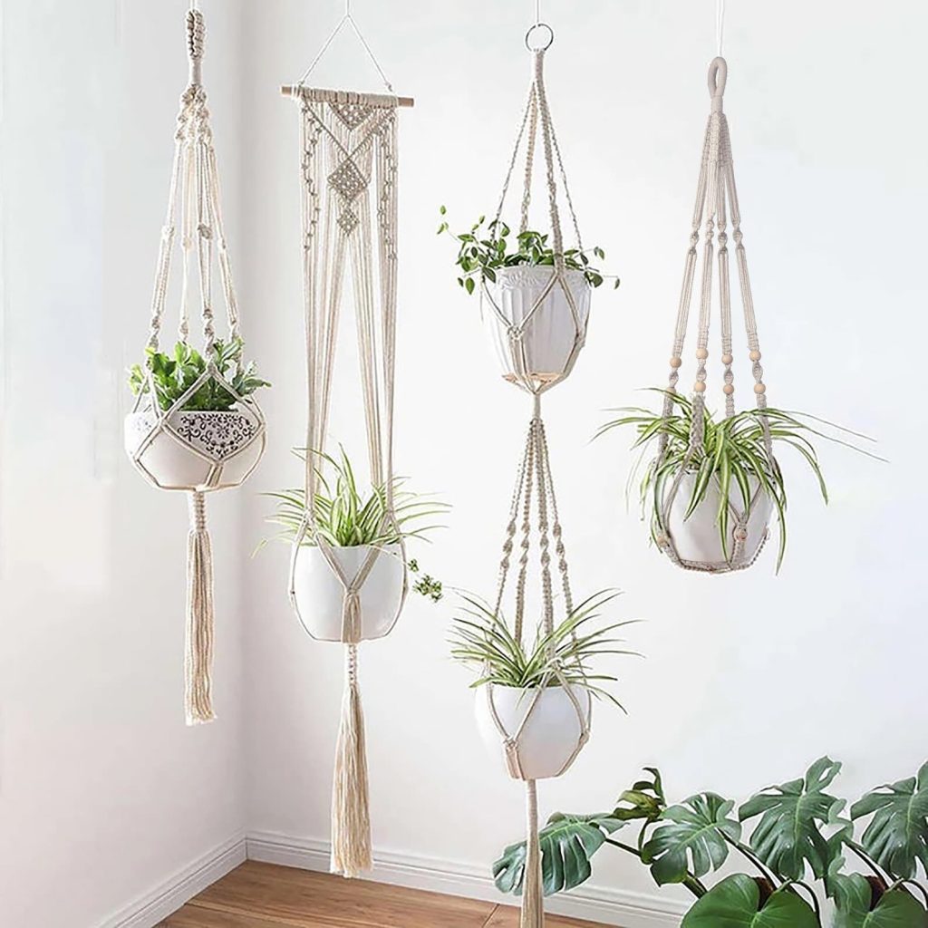 macrame plant holders