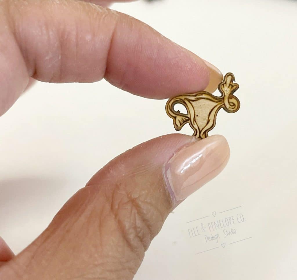uterus earrings