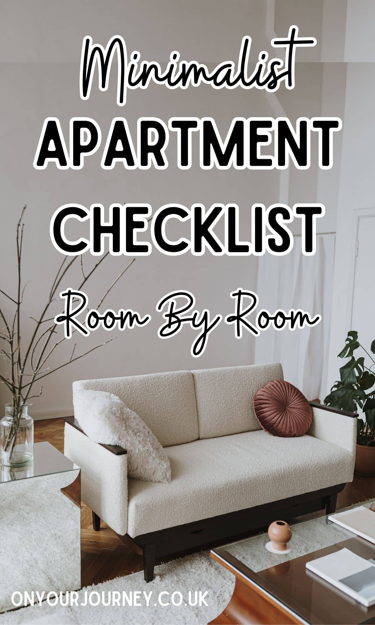 minimalist apartment checklist room by room