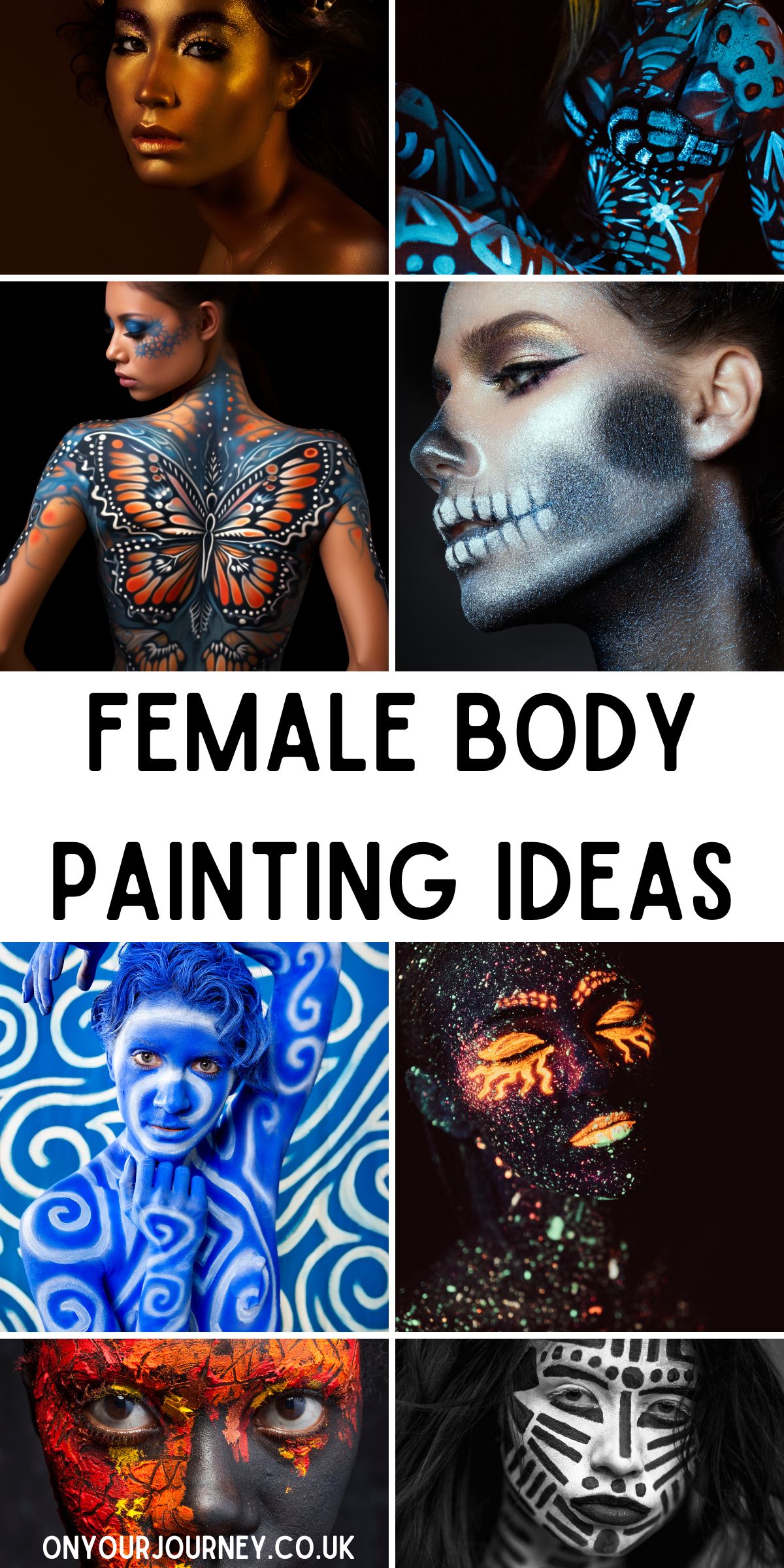 female body painting ideas and inspiration