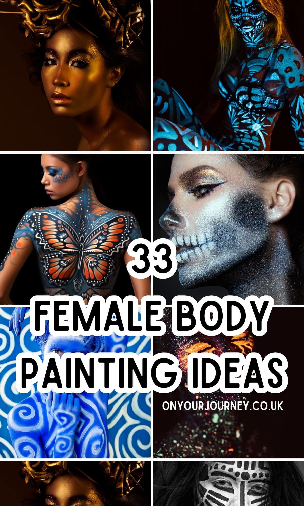 female body painting ideas and inspiration