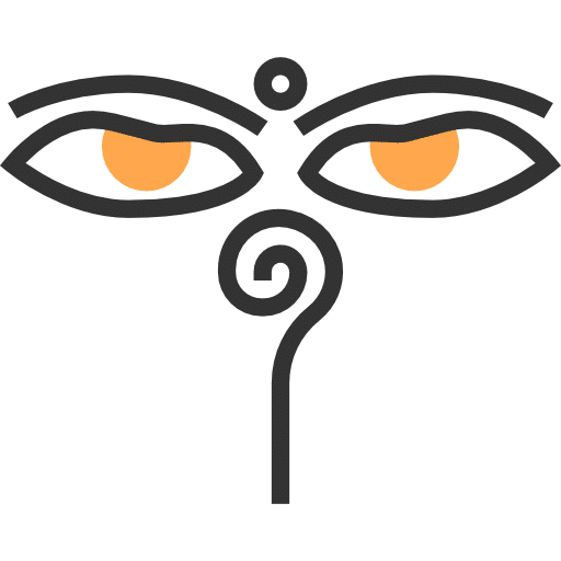 eyes of buddha symbol of wisdom in buddhism