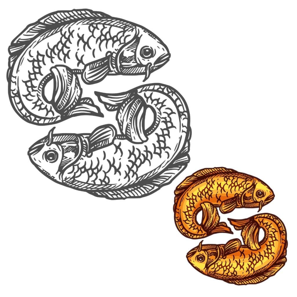 buddhist golden fish symbol