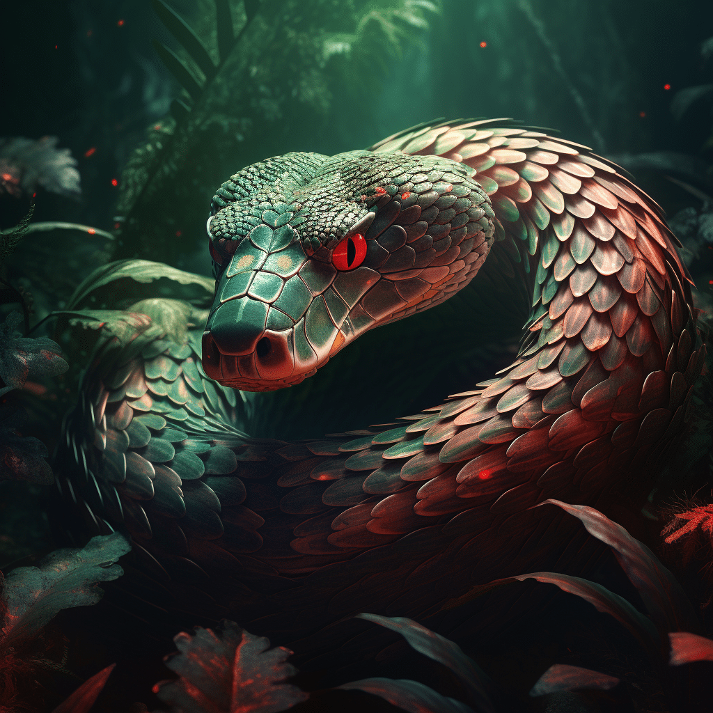 meaning of dreaming about a green snake