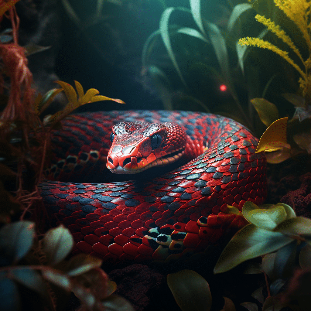 meaning of dreaming about a red snake