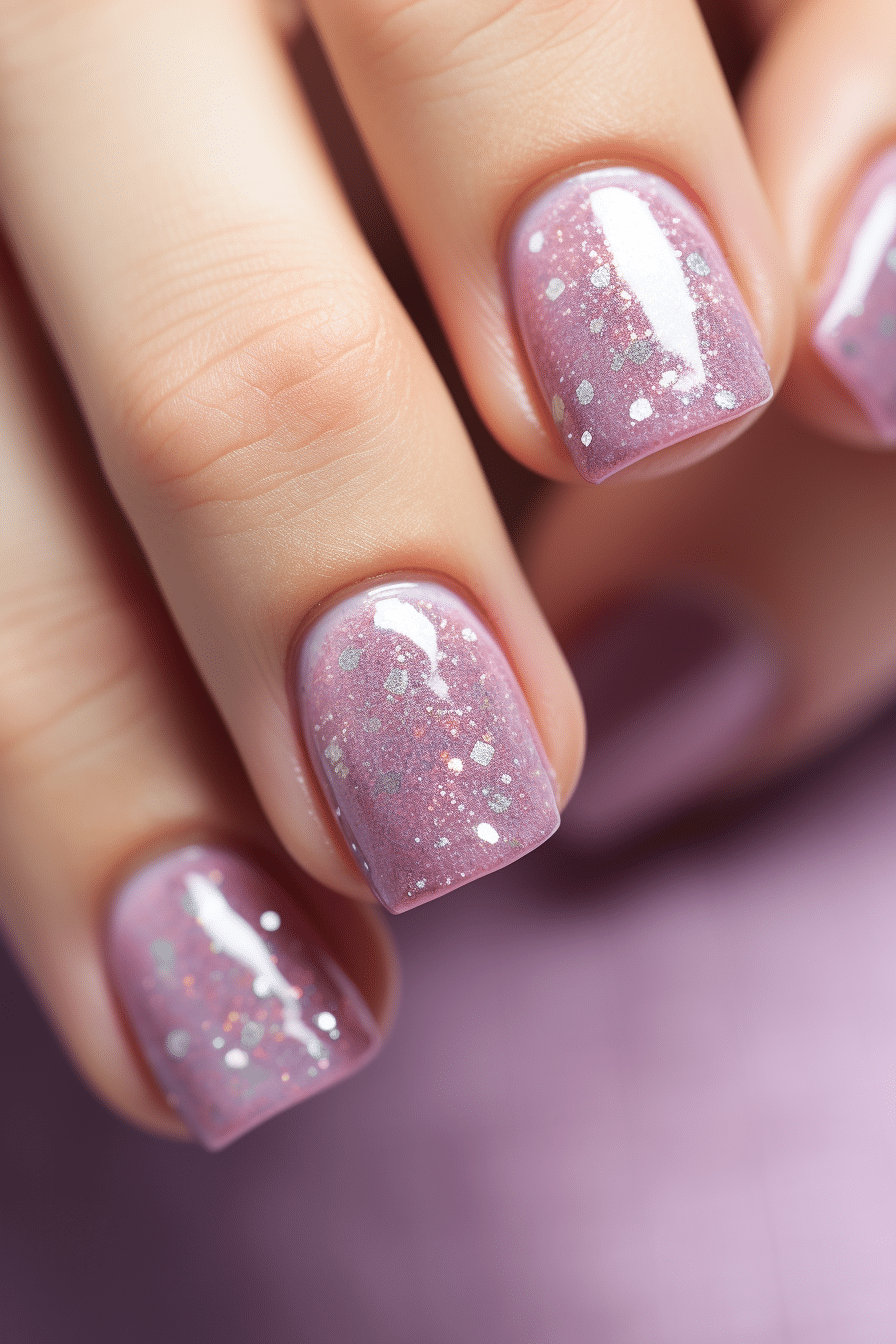barbie pink glitter nail designs