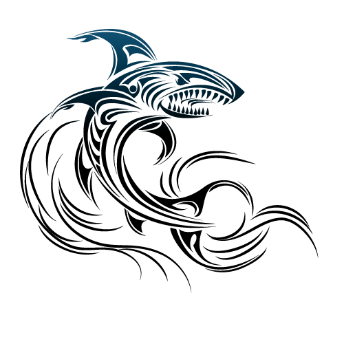 shark tattoo art 