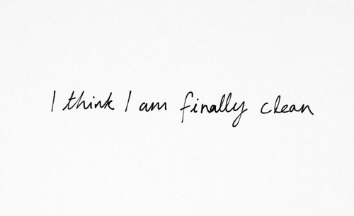 I think I am finally clean Taylor swift lyric tattoo 