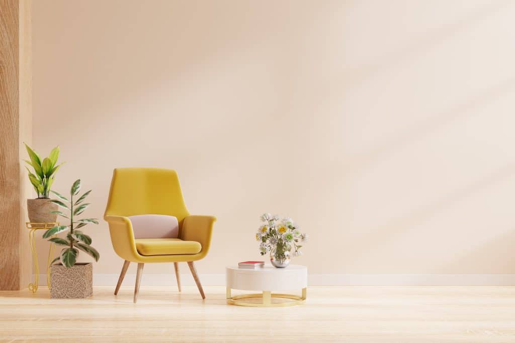 minimalist aesthetic with color