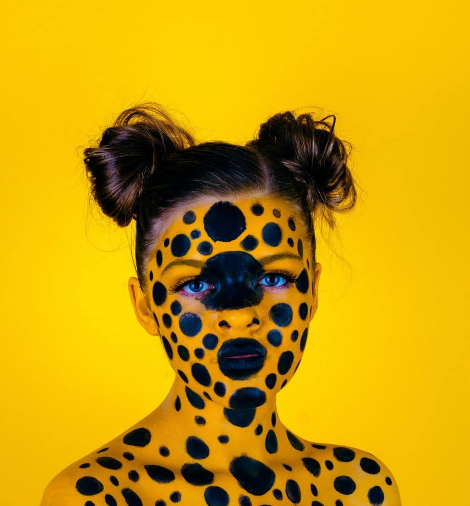 cheetah body paint body art for women