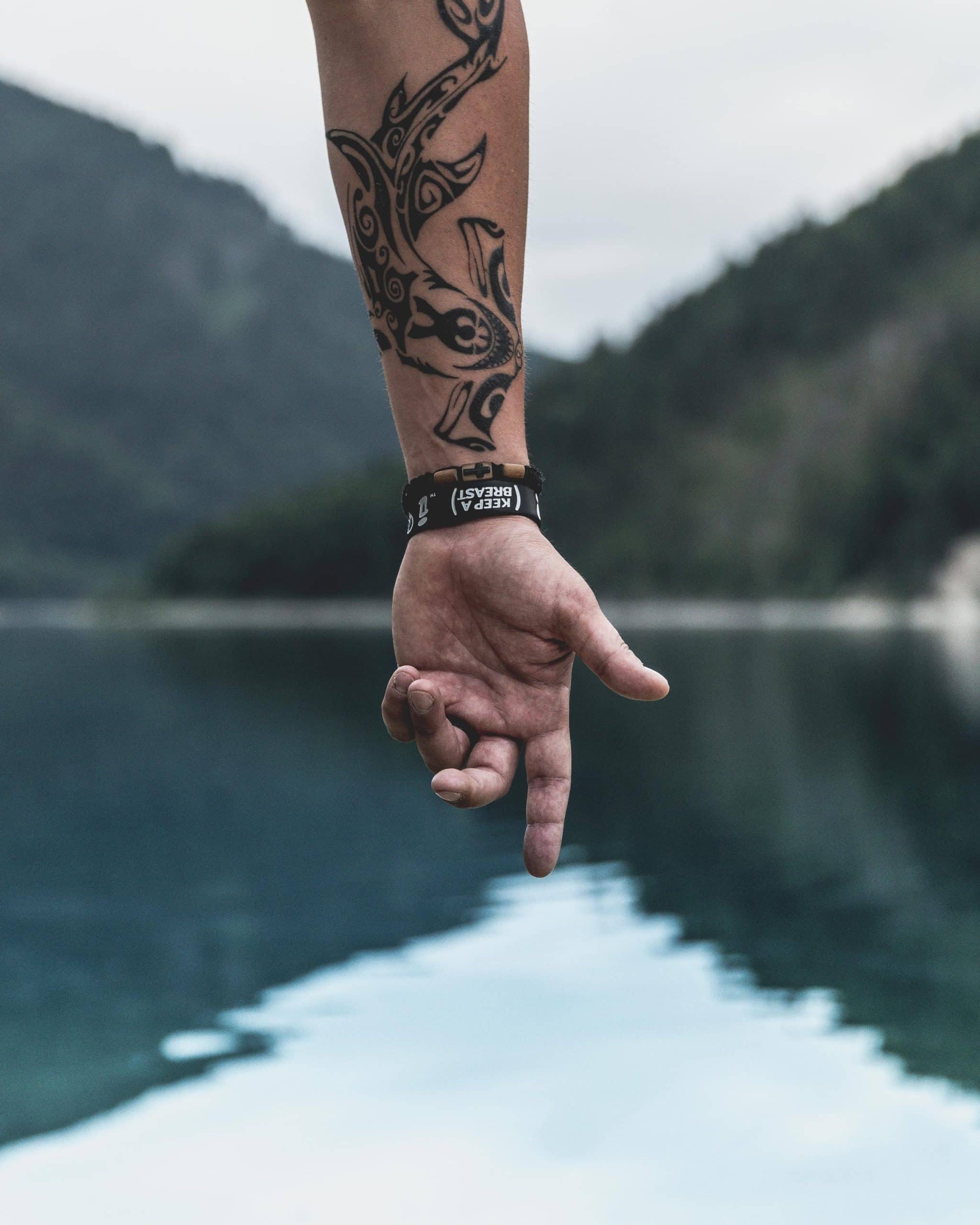 tribal shark tattoo 