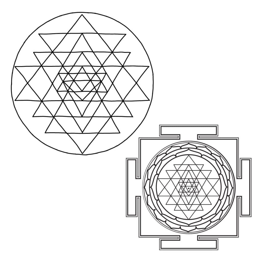 Sri yantra symbol