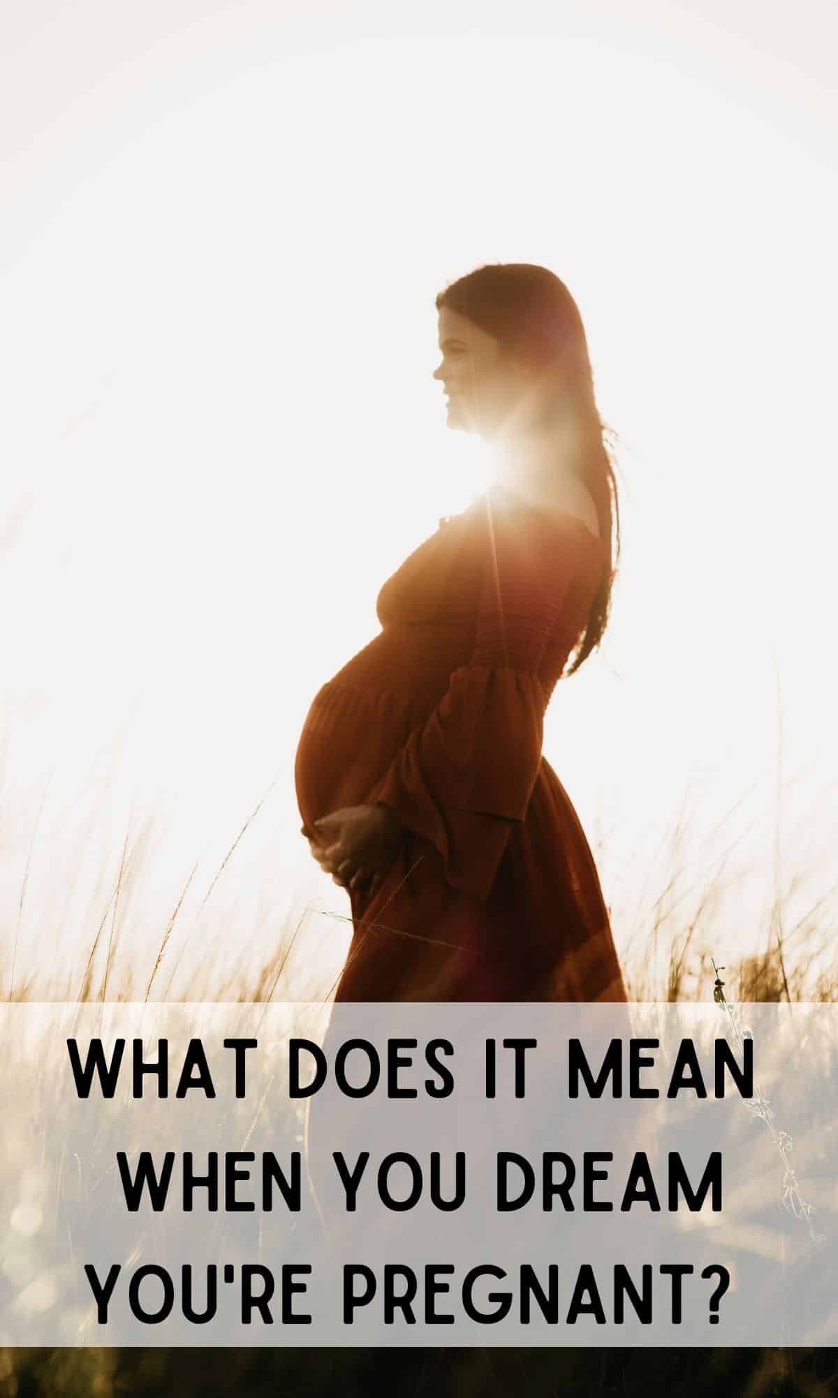 what does it mean when you dream you're pregnant