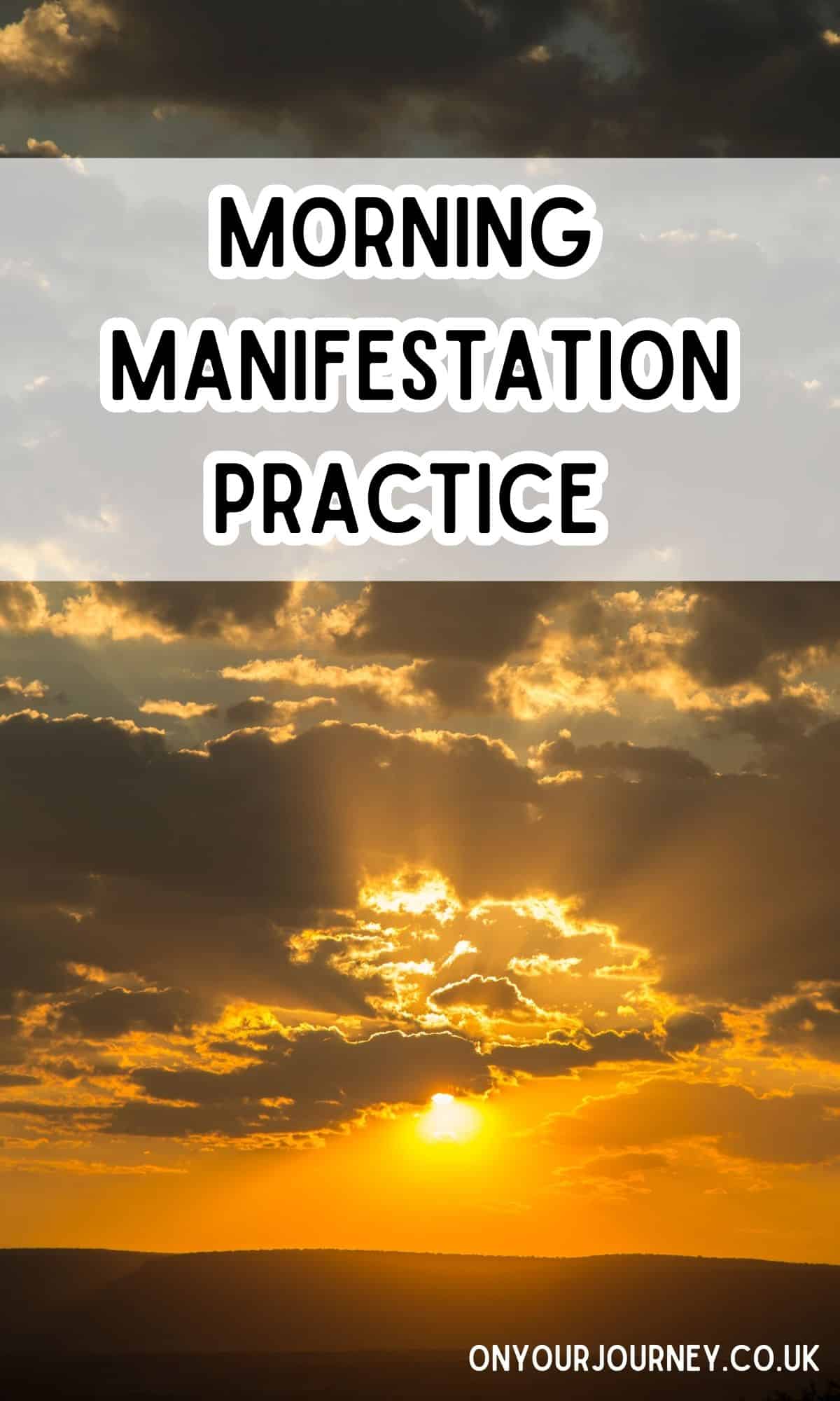 morning manifestation practice