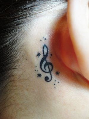 music note tattoos 