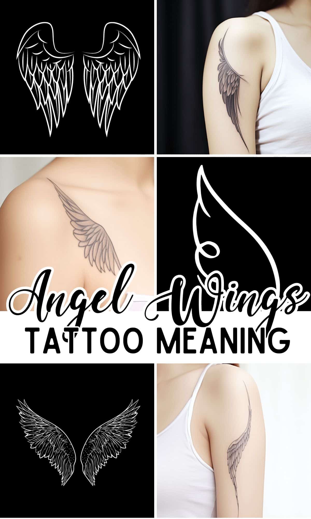 angel wing tattoo meaning 