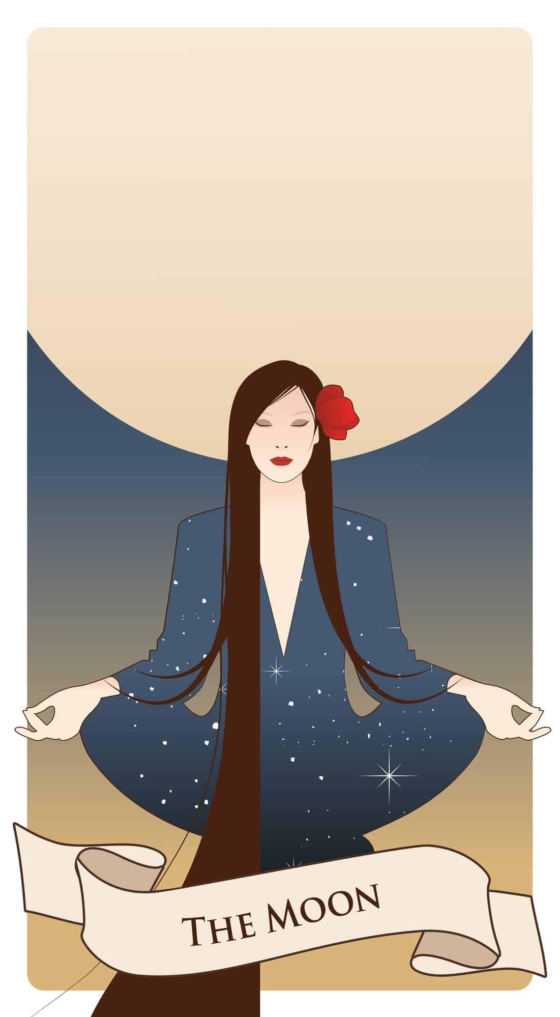 the moon tarot card