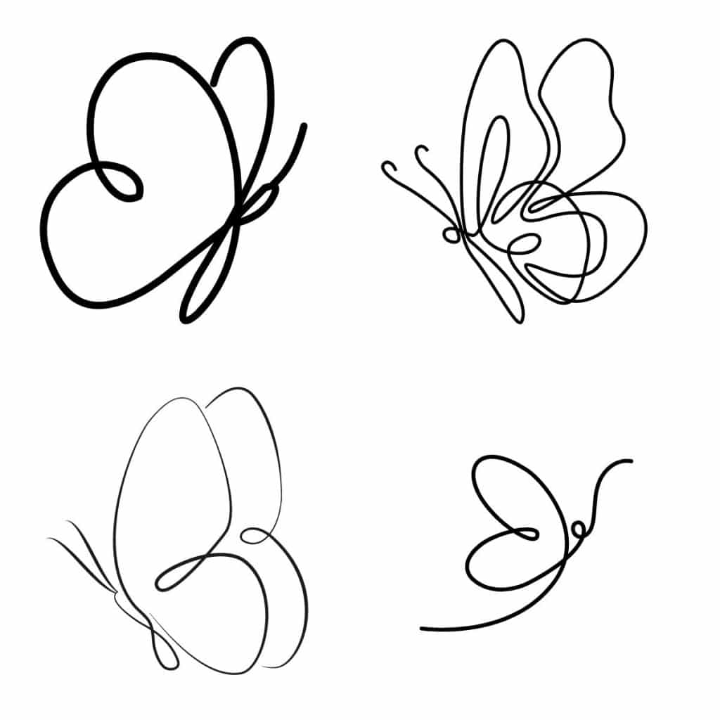 butterfly symbol for self love