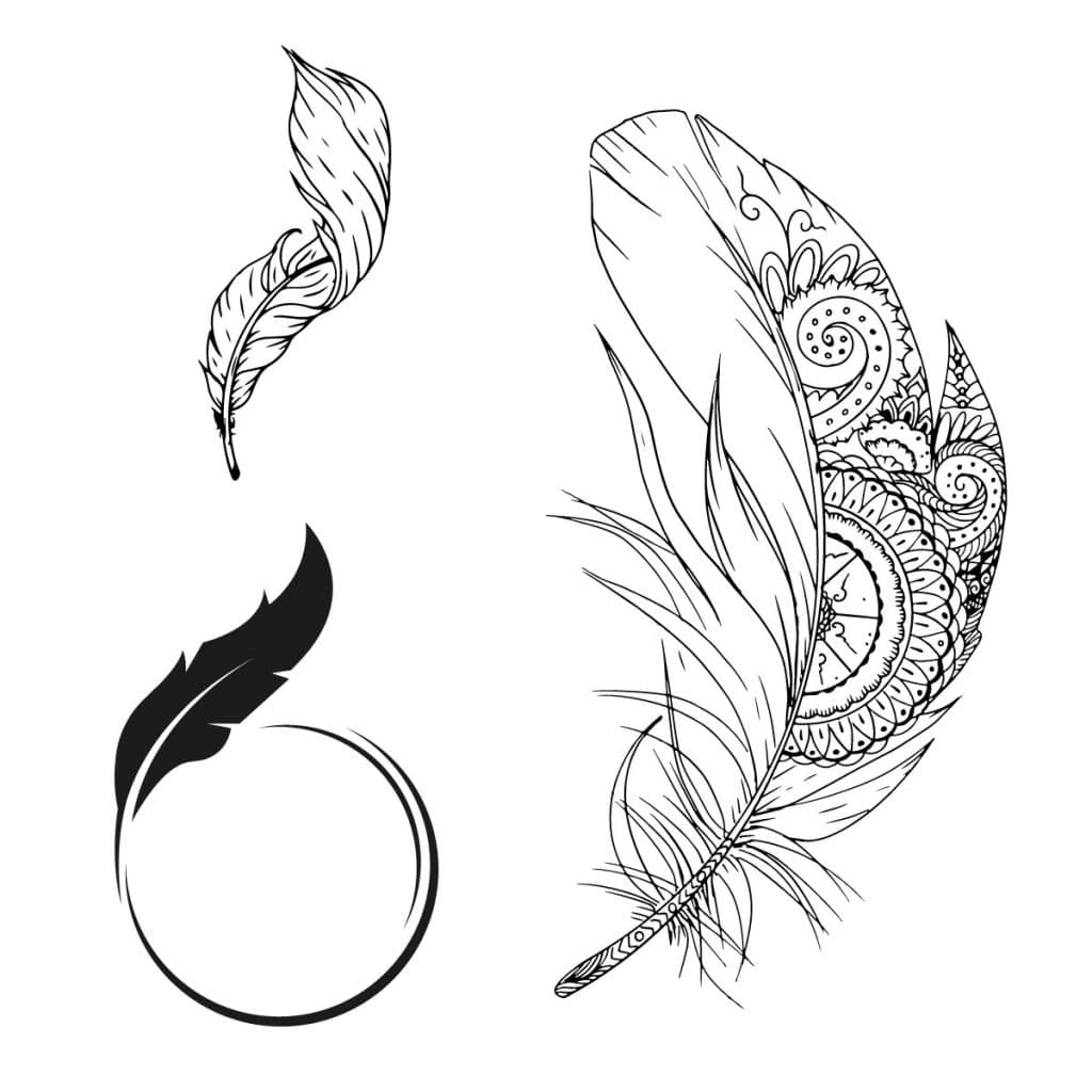 feather a symbol of letting things go 