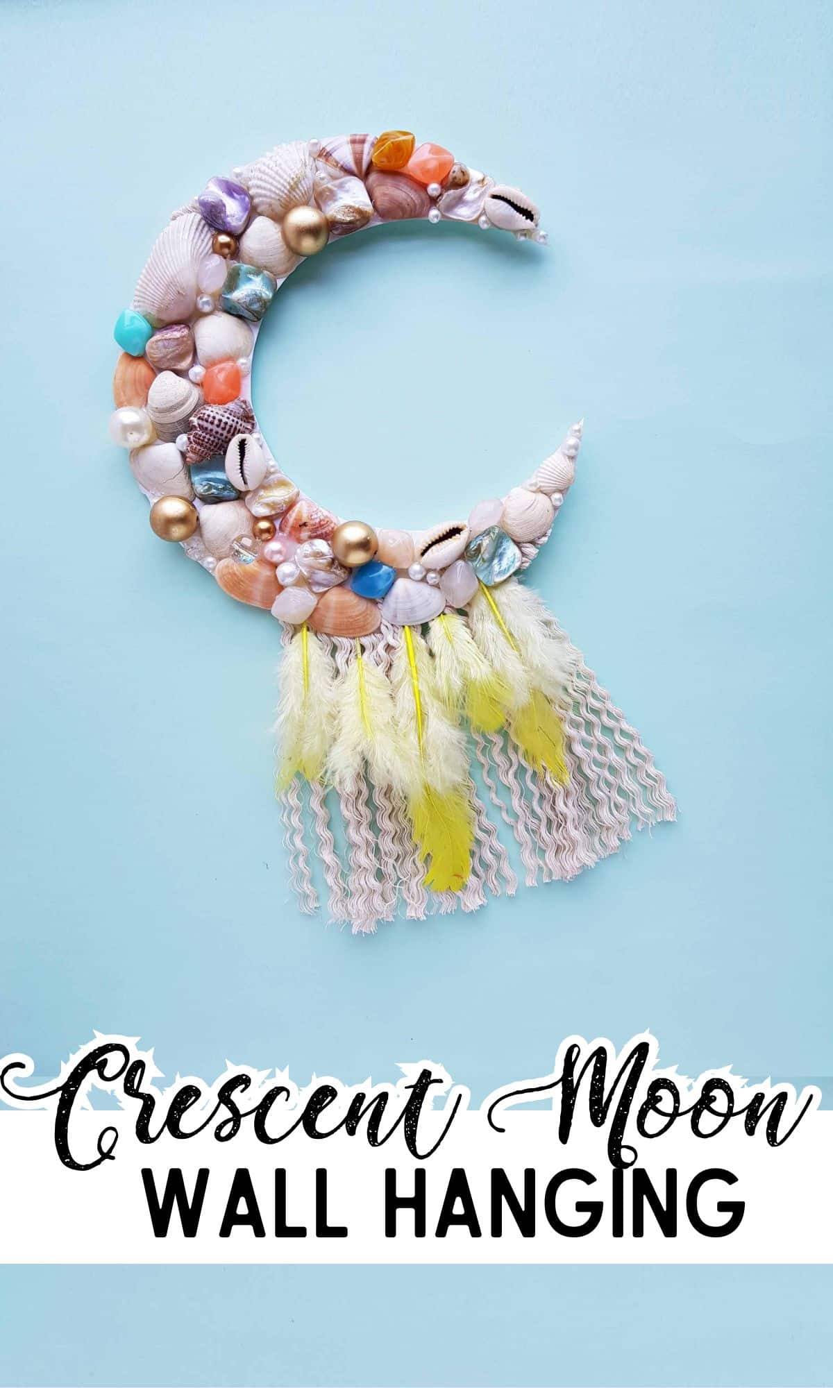crescent moon wall hanging craft 