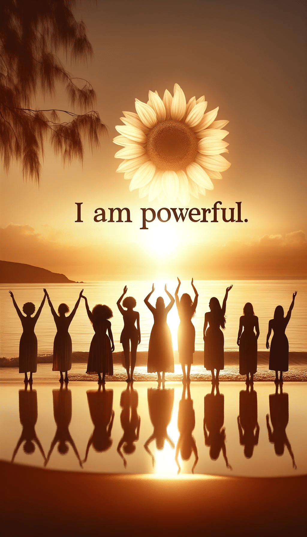 I am powerful free printable affirmation card