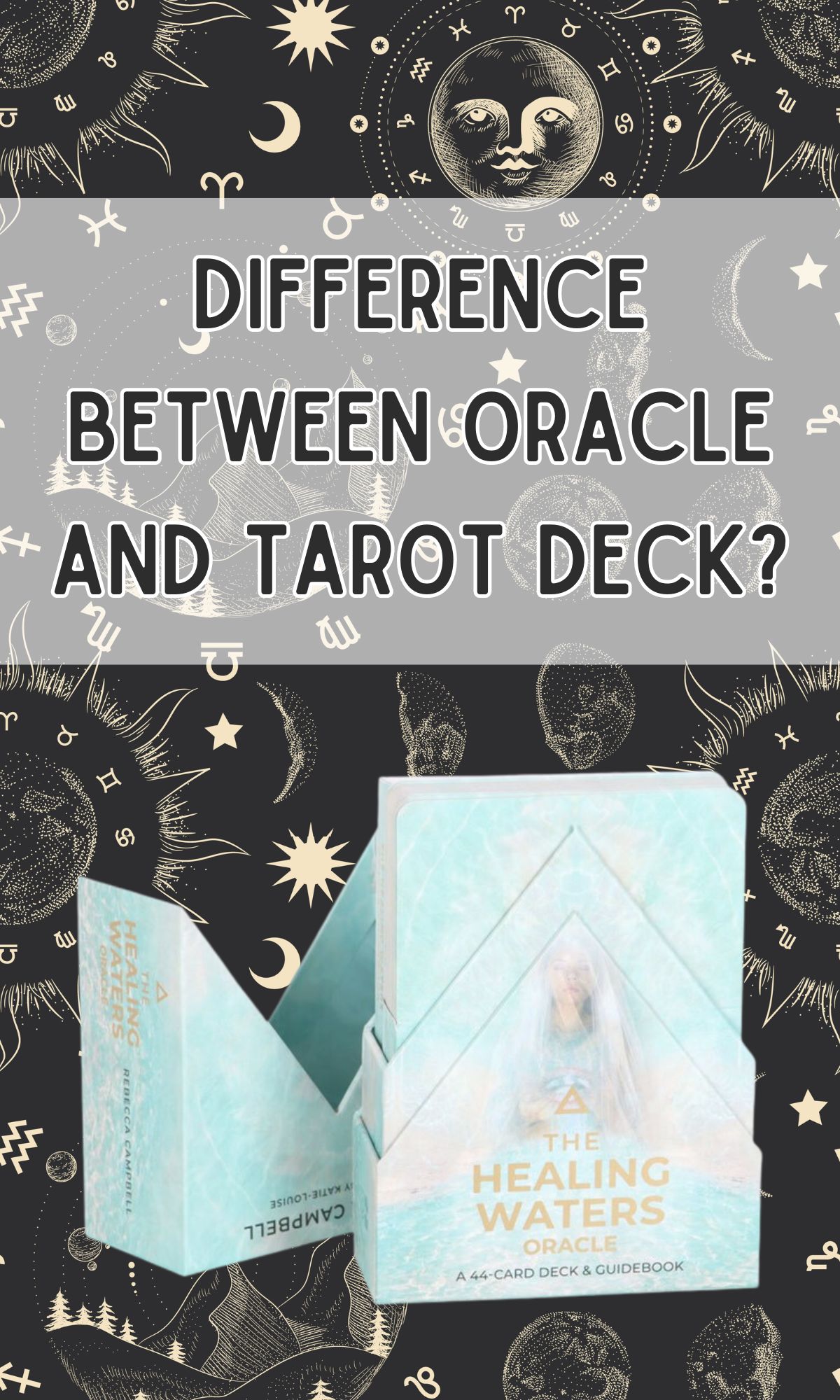 what is the difference between oracle and tarot deck?