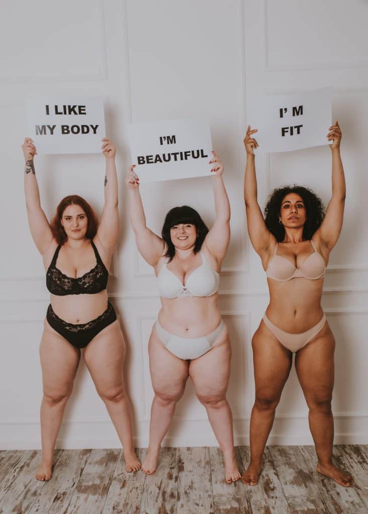 I like my body I am beautiful I am fit
