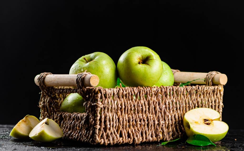 green apples