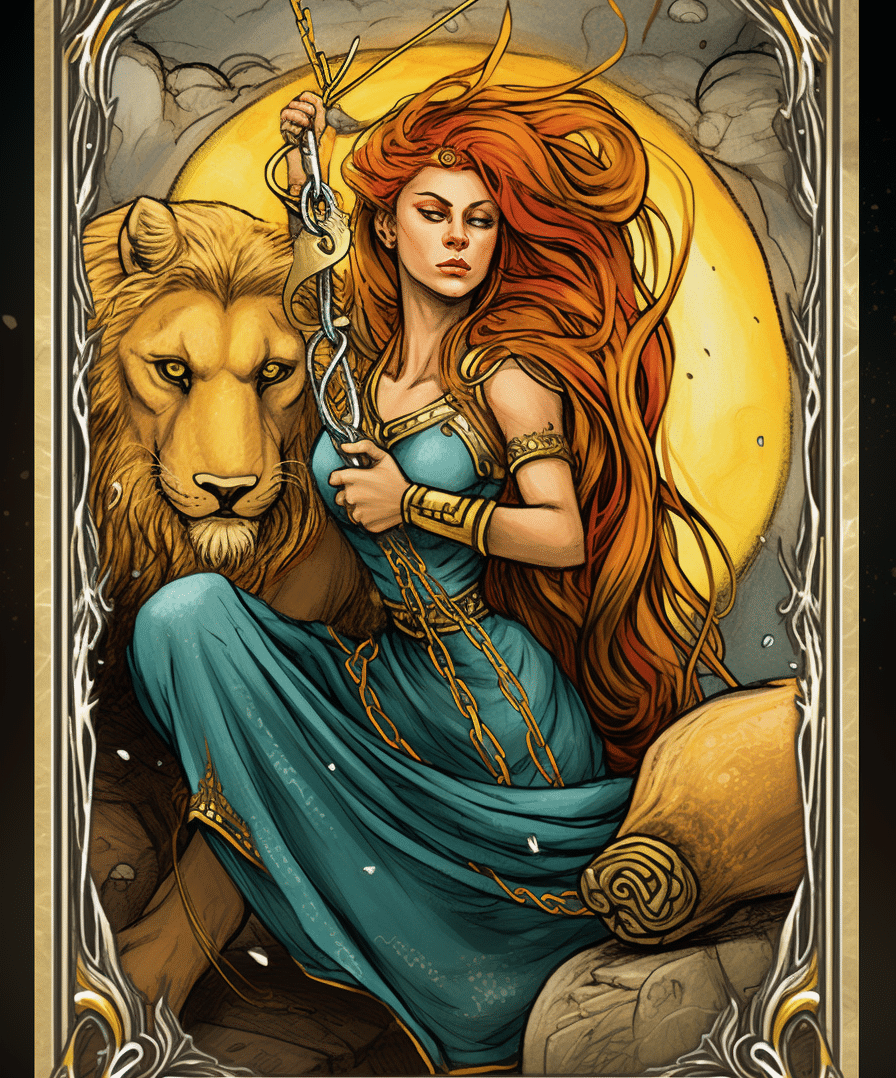 The Strength Tarot Card Meaning (Reversed and Upright) - On Your Journey