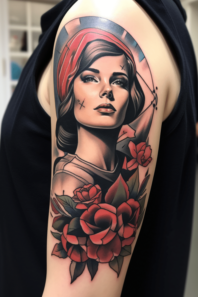 feminist woman tattoo 