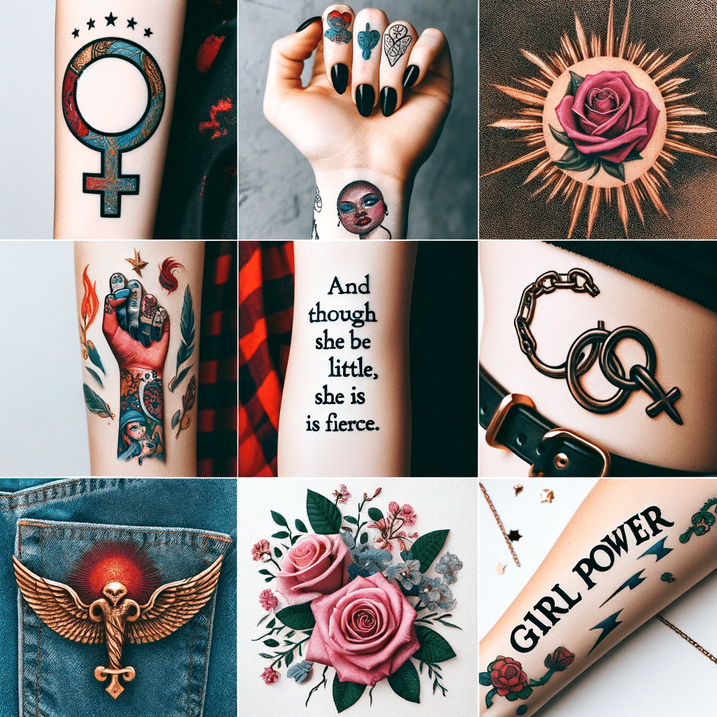feminist tattoos for female empowerment 
