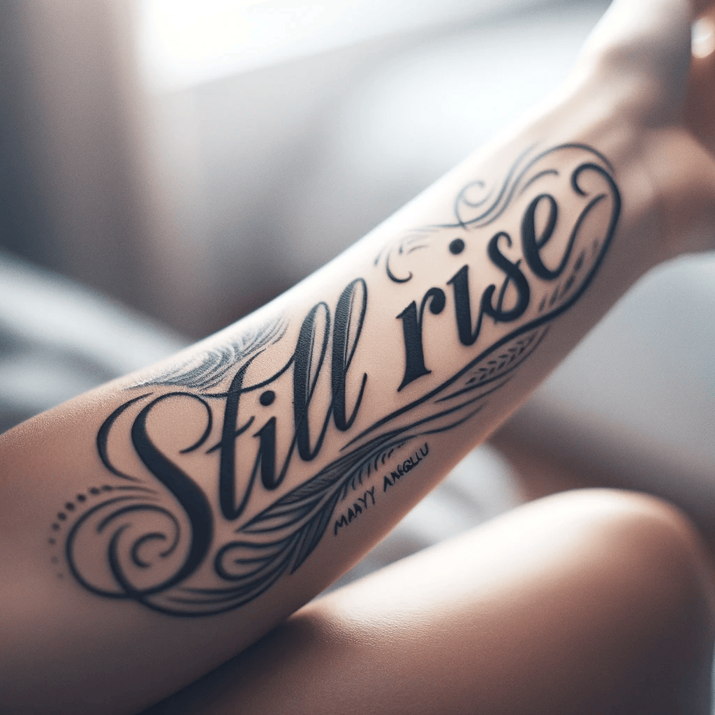 Still I Rise tattoo 
